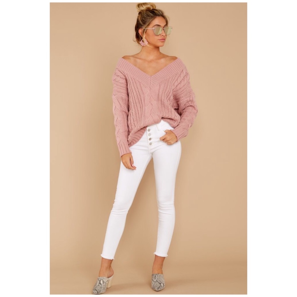 ❄️ Reddress pink knit sweater